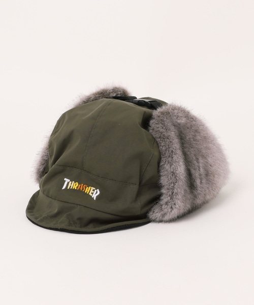 Supreme パイロットキャップ THRASHER（スラッシャー） キャップ 帽子 MAG LOGO PILOT CAP