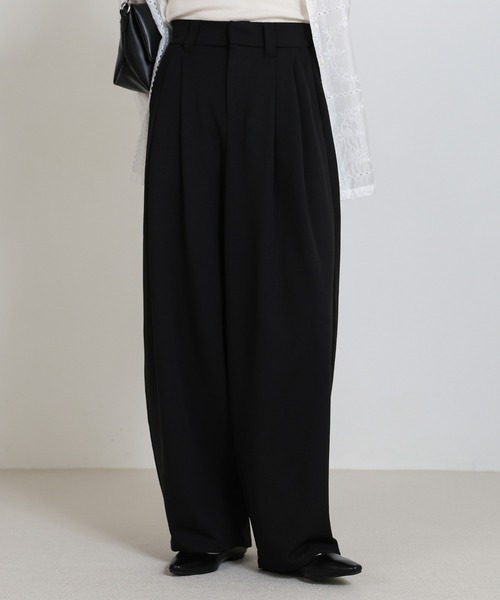 select MOCA（セレクトモカ） スラックス パンツ カットジョーゼット