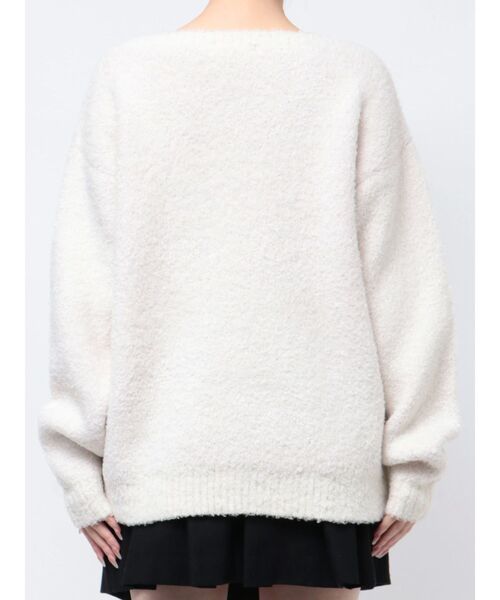 CALNAMUR ラッピングリボンジャガードニット CALNAMUR ニット セーター WRAPPING RIBBON JQD KNIT/ラッピング