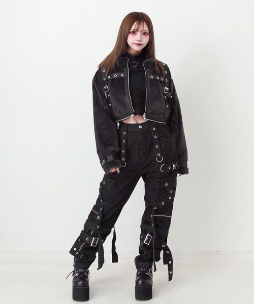 DearMyLove コート アウター 2WAYボンデージファーコート レディース