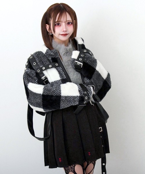 DearMyLove コート アウター 2WAYボンデージファーコート レディース