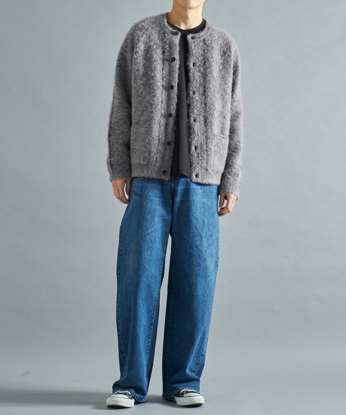 STUDIOUS - STUDIOUS／モヘアニット STUDIOUS カーディガン MOHAIR DOUBLE KNIT CARDIGAN/軽い着心地