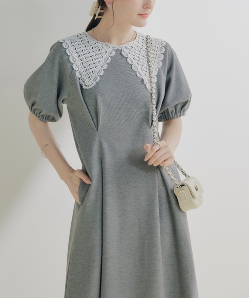 [SNIDEL] エンブロイダリーパフスリーブワンピース 楽天市場】【SALE30%OFF】【即納】フレイアイディー FRAY I.D