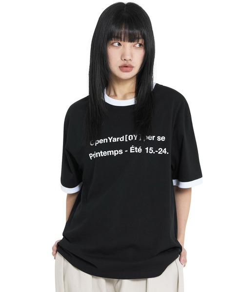 tシャツ 「OY/オーワイ」  LEGACY RINGER TEE/ベーシックリンガー半袖Tシャツ レディース メンズ