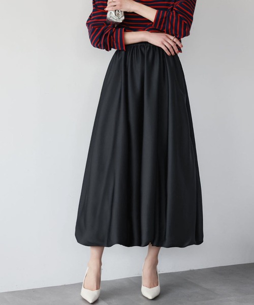 ELFRANK スカート サテンロングバルーンスカート : ZOZOTOWN Yahoo!店