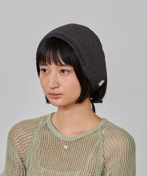 override ヘアバンド OVERRIDE KNIT TIED HAIR BAND SG