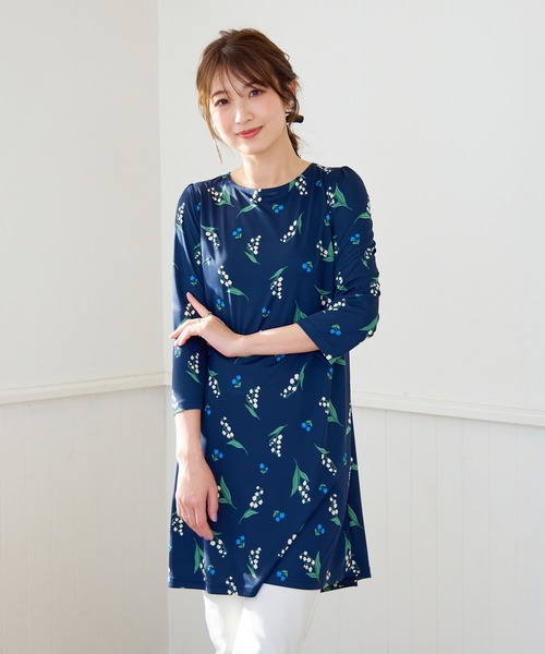 RoseTiaraチュニックワンピ  46 Rose Tiara - 46大きいサイズ ローズティアラ 新品♡レース