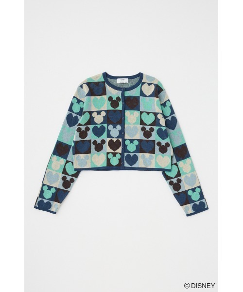 Disney SERIES CREATED by MOUSSY カーディガン MD HEART ニット