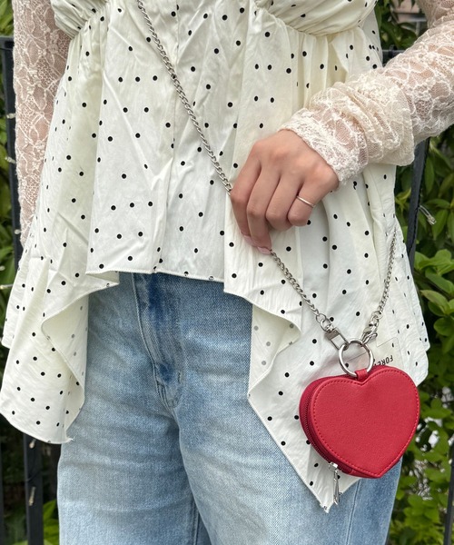 FOREVER21 ショルダーバッグ バッグ 「2025SS」ハートポーチ付き