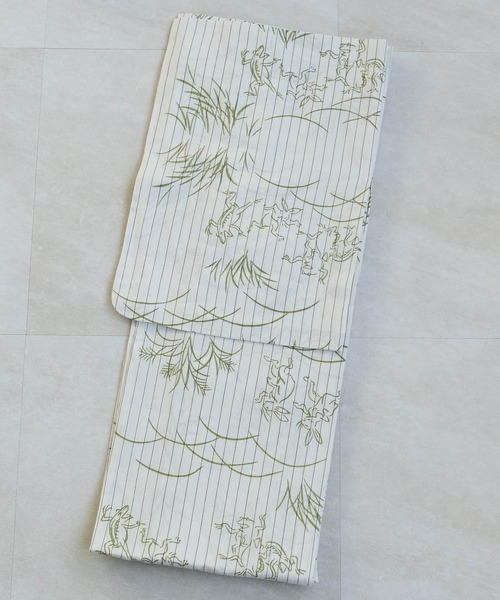 リバーシブル　袋帯　鳥獣戯画　全通　着物　101a o 楽天市場】鳥獣戯画 名古屋帯の通販