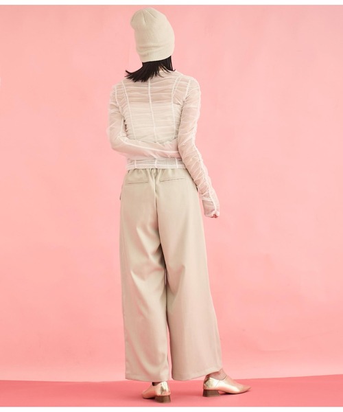 Settimissimo（セッティミッシモ） パンツ センターライン ホック
