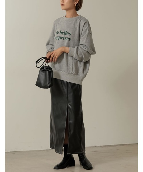 「Re:EDIT」 スカート MEDIUM ブラック レディース_画像5