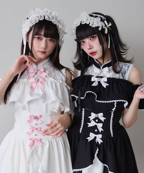 DearMyLove ブラウス シャツ ラッフルオフショルブラウス レディース