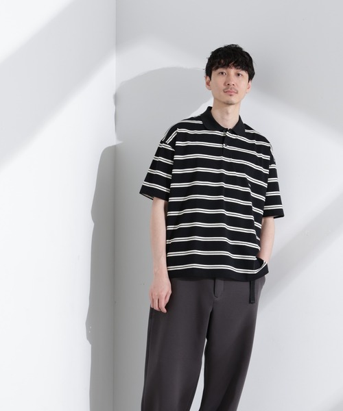 NNB WEEKEND エヌビービーウィークエンド ボーダー ポロシャツ 美品 NBB WEEKEND エヌビービーウィークエンド 2023年 半袖ポロシャツ
