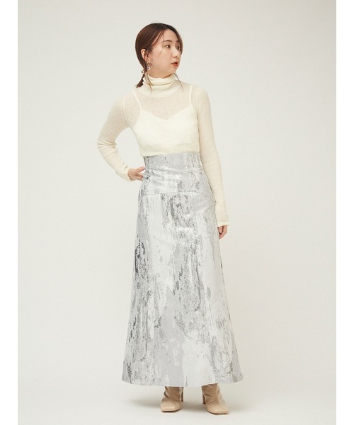 「FRAY I.D」 タートルネックニット FREE ピンク レディース_画像7