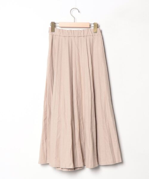 「GOUT COMMUN」 プリーツスカート 36 ベージュ レディース_画像2