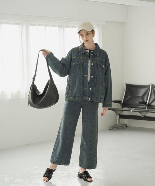 RETROGIRL（レトロガール） デニムジャケット gジャン BIGデニムJK