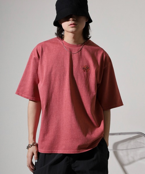 古着 ビンテージ NICE デザイン 人間 イラスト プリント Tシャツ 美品 ATELANE tシャツ 古着風 ピグメント加工 ヴィンテージ ワン