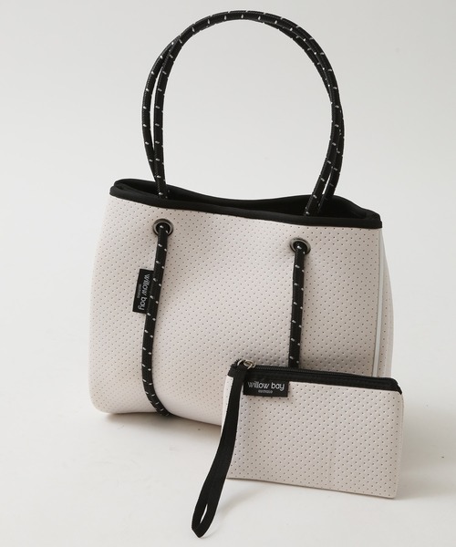 限定色✨Willow Bay ウィローベイ ミニトートバッグ　ポーチ付　丸洗い可 Willow Bay ショルダーバッグ バッグ 「Willow Bay/ウィローベイ