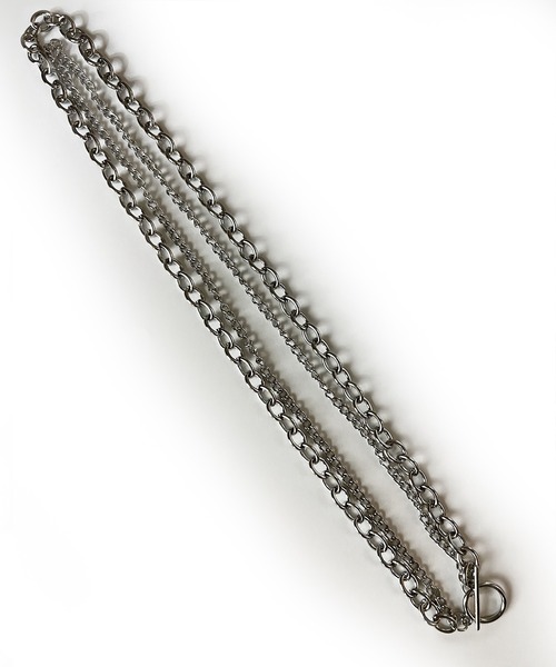 Blanc de Blue ネックレス 2連チェーンネックレス レディース