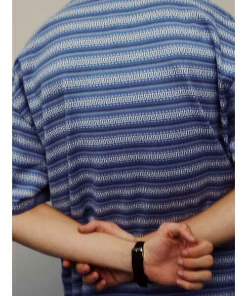 SEDAN ALL-PURPOSE tシャツ | Jacquard Striped S/S Tee MEN