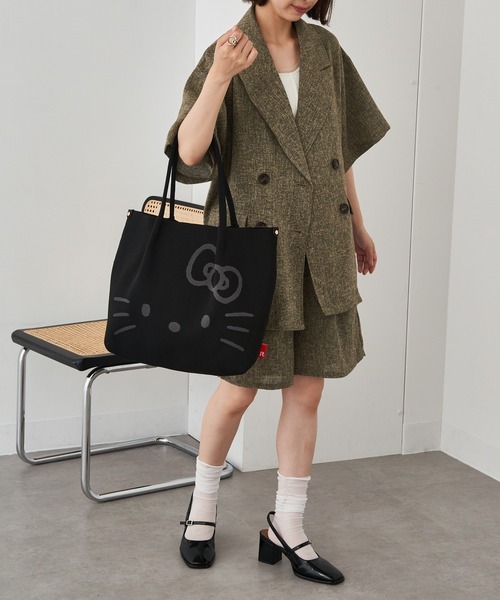 ルートート　キティ　バッグ　かごバッグ　トートバッグ　ショルダーバッグ　肩掛け ルートート トートバッグ rootote8381 通販 IP.ミディアム