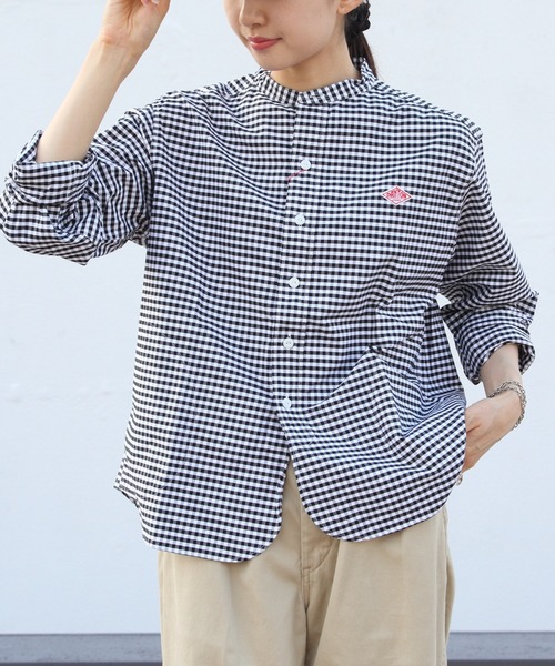 美品　DANTON ダントン 長袖シャツ　36 Danton 「DANTON」 長袖シャツ 36 ブラック レディース