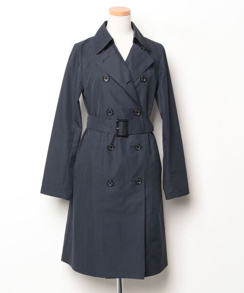 ブルーレーベルクレストブリッジ フード付きコート　36 ネイビー ブルーレーベルネイビー36