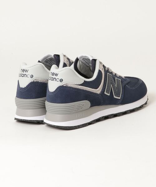 [New Balance] low cut спортивные туфли 23.5cm темно-синий мужской 
