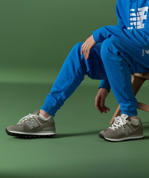 [New Balance] low cut спортивные туфли 23.5cm темно-синий мужской 