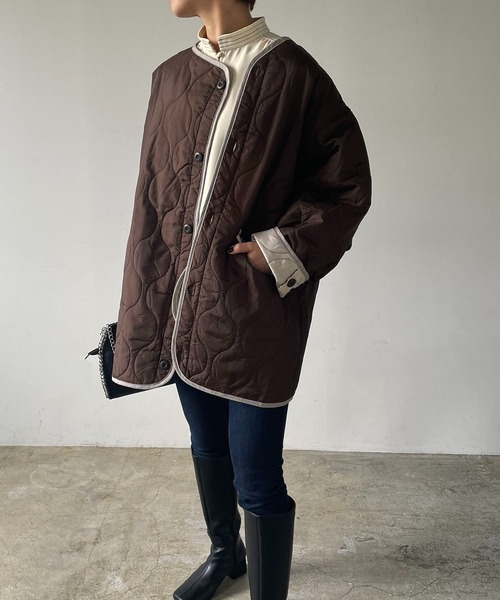 「210nouve」 ジャケット FREE カーキ レディース_画像5