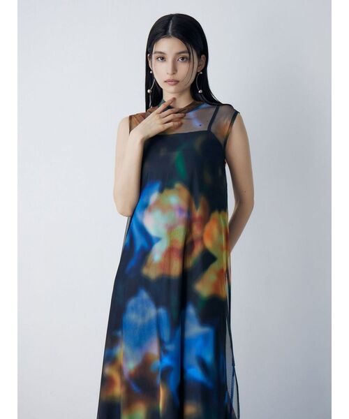 ワンピース nya クレープ ミディワンピース - ブラック | ZARA Japan / 日本