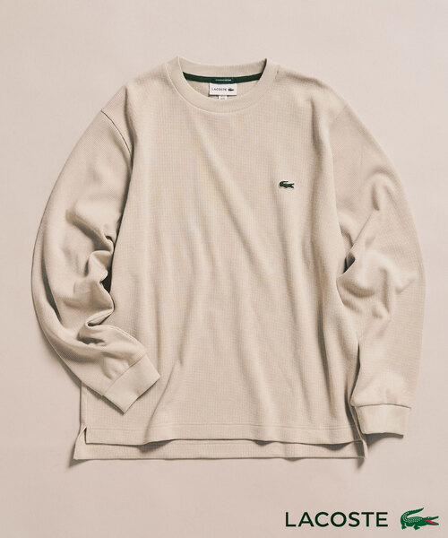 ラコステ　ワッフル地　Tシャツ US(L) 新品、未使用 LACOSTE tシャツ 「LACOSTE / ラコステ」 別注 ワッフルL/S