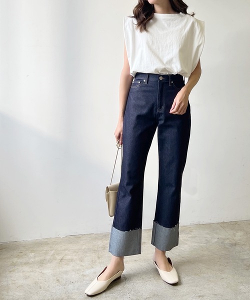 [LIAN] Denim брюки MEDIUM черный женский 