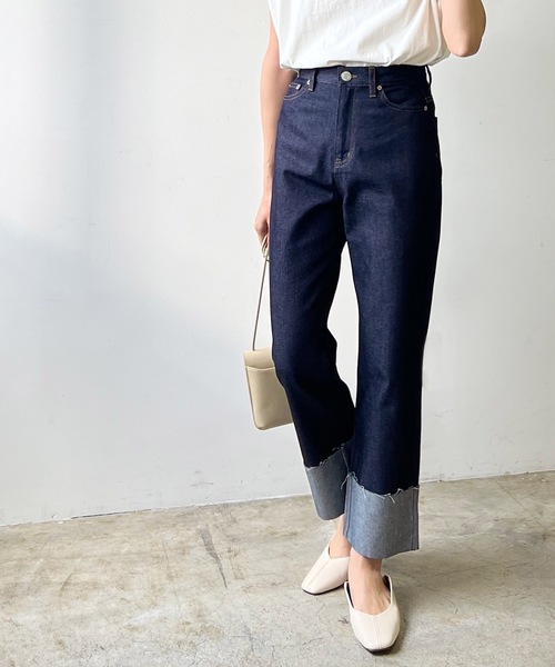 [LIAN] Denim брюки MEDIUM черный женский 