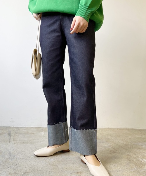 [LIAN] Denim брюки MEDIUM черный женский 