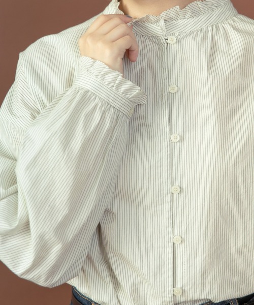 PAR ICI（パーリッシィ） ブラウス シャツ グランジウォッシュ