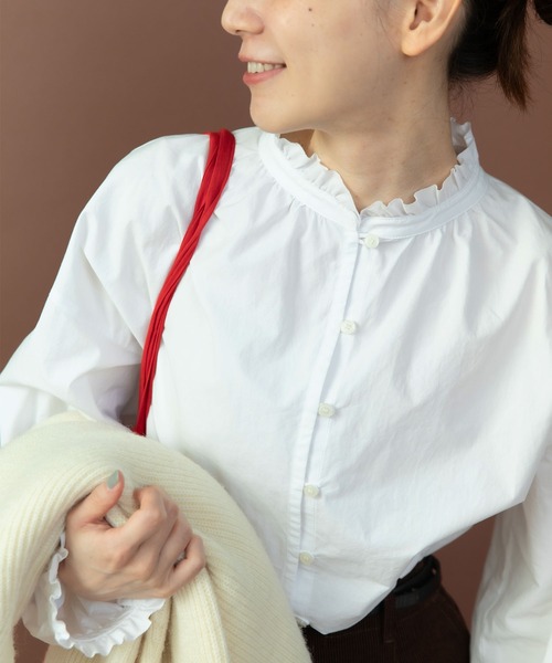 PAR ICI（パーリッシィ） ブラウス シャツ グランジウォッシュ