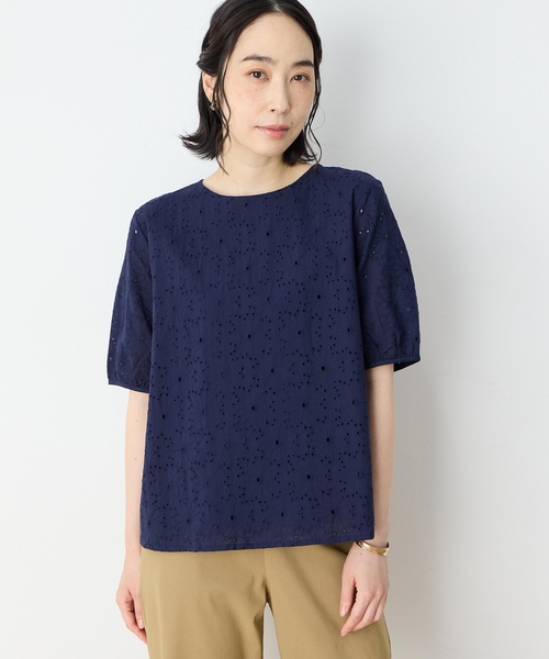tシャツ SALON1979/花柄切替とろみプルオーバー レディース A BAG OF CHIPS tシャツ SALON1979/花柄切替とろみプルオーバー