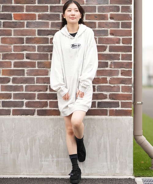 RVCA（ルーカ） ワンピース パーカーワンピース BF044-352 : ZOZOTOWN