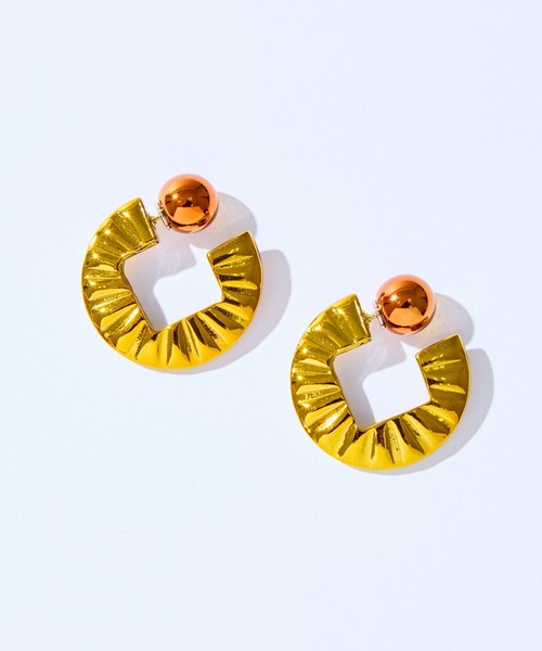 TOGA TOO コンチョピアス TOGA TOO/CONCHO EARCUFF/GREEN,SILVER | pain