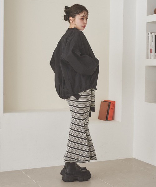 ワンピース shawl random border one piece /ショールランダムボーダー