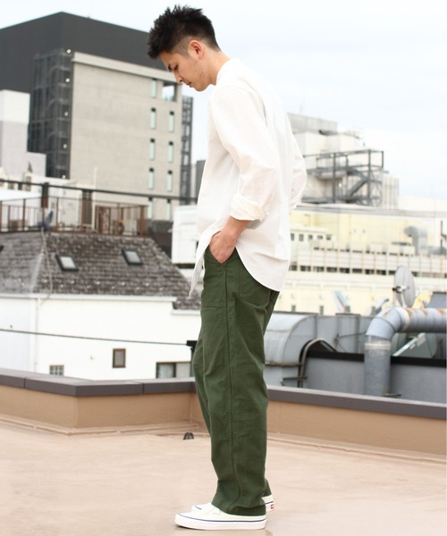 「orSlow」 カーゴパンツ 2 オリーブ メンズ_画像7