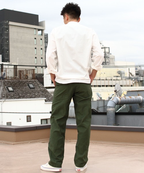 「orSlow」 カーゴパンツ 2 オリーブ メンズ_画像8