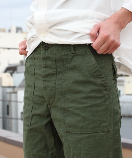 「orSlow」 カーゴパンツ 2 オリーブ メンズ_画像9