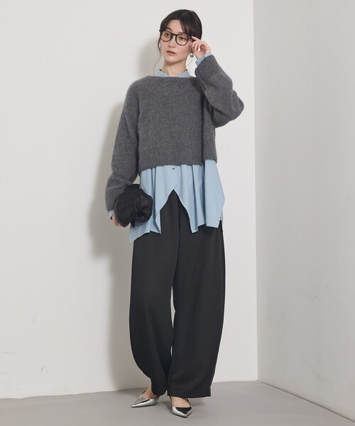 カリテ❤︎ニット qualite（カリテ） ニット セーター スカラップレースニット