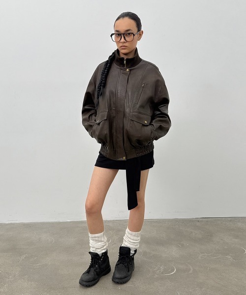 black up ブラックアップ　レザージャンパー ライダース BLACKUP（ブラックアップ） レザージャケット ライダース 「MADE