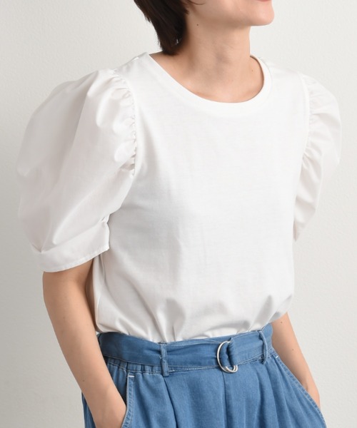 「INTERPLANET」 半袖カットソー FREE ブラック レディース_画像3