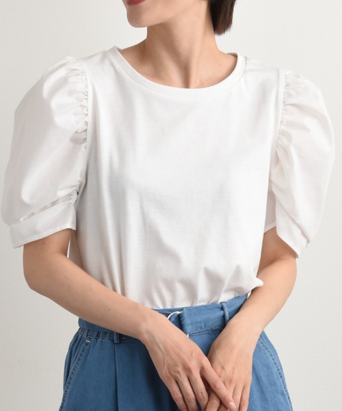 「INTERPLANET」 半袖カットソー FREE ブラック レディース_画像7