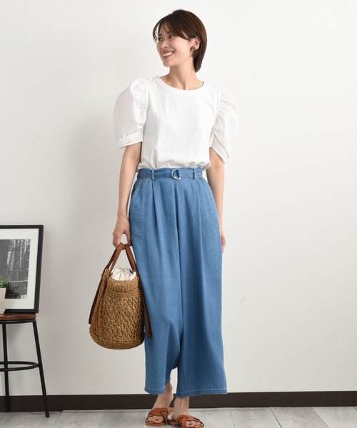 「INTERPLANET」 半袖カットソー FREE ブラック レディース_画像8